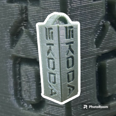 skoda schlüsselbund by kunst zeichen logos fabia hervorragend auto skodafabia wagen 3d print model - Mito3D