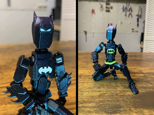 batman manichino 13 variante remixato by bre3dlove disegni giocattoli giochi personaggi giocattolo dccomics dc figura cavaliere oscuro dummy13 3d print model - Mito3D