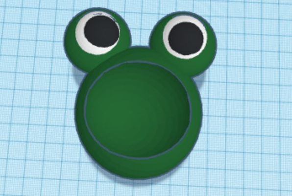 frosch abfall esser by good designer haushalt dekor niedlich süßes tier 3d print model - Mito3D