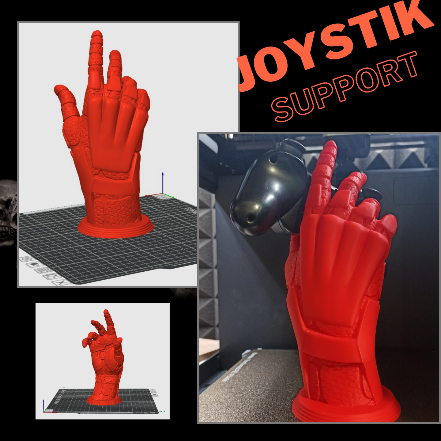 stand ps4 ps5 xbox la mano di john joystick by atz78 spielzeuge spiele tafel joystick halter unterstützung spider ps 5 abspielen regler zocken spiel playstation ps3 konsole steuern dual 2 schutz rächer 6 peter parker hand 3D print model - Mito3D