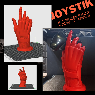 stand ps4-ps5-xbox la mano di john-joystick- by atz78 toys & games board joystick holder spiderman ps 5 ps4 play controller gamble game playstation ps3 consolle controll dual uomoragno 2 protector avengers avenger 6 peter parker hand 3d print model - Mito3D