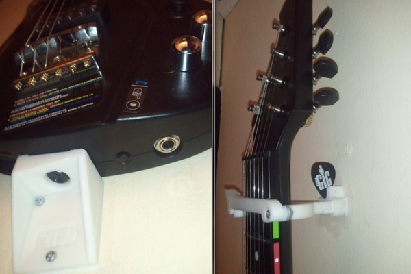 energia gig chitarra xbox 360 ps3 parete montare by eried utensili gadget 3d makerbot xbox360 3d print model - Mito3D