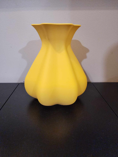 fiore vaso by creatorecam generativo 3d modello my giallo pentola personalizzato 3d print model - Mito3D