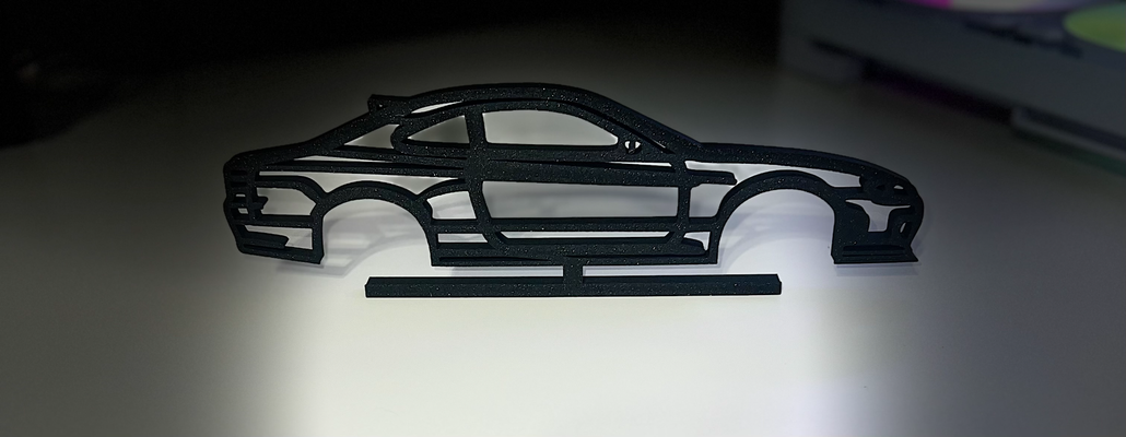 s15 silvia silhouette by bolt3ddesign hobby diy fahrzeuge wagen anzeige schreibtisch 3d print model - Mito3D