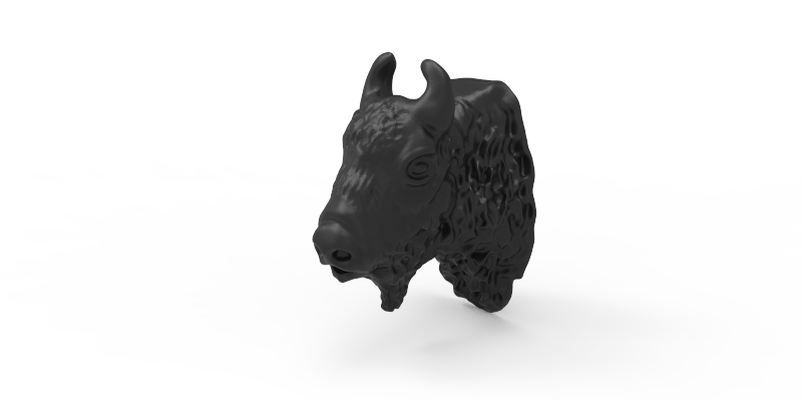 bison bling by arbre land mode modèles 3d print model - Mito3D