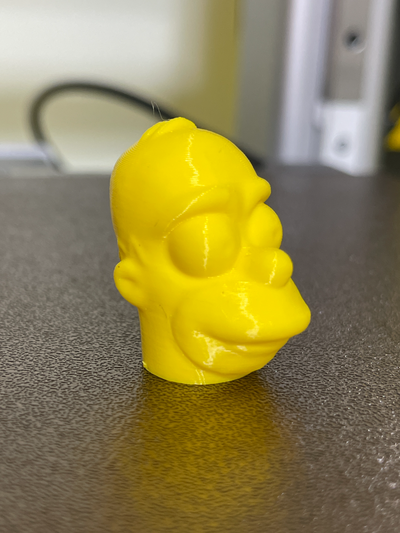 homer simpson ventil stengel deckel by ruhestand kerl 3d drucken kunst skulpturen simpsons 3d print model - Mito3D