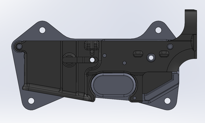 ar15 gravur jig seiten 80 prozent wechseln by tundra3866cda hobby diy sport draußen ar 15 schritt 3d print model - Mito3D