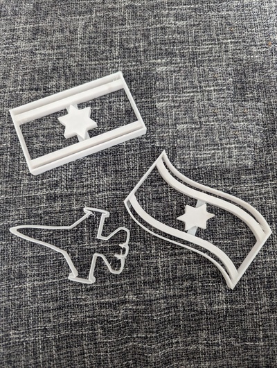 israel independance day cookie cutters by noamvaanunu household house models cutter 3d print model - Mito3D