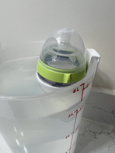 şişe kulp destek bebek ısınma su banyo a sousvide ısıtıcı by adam l ev halkı modeller biberon anovasousvide tutucusu 3d print model - Mito3D