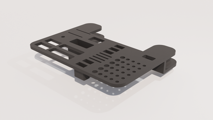 tavolo 3d stampa attrezzo organizzatore by 3d4u stampante accessori carta sd esadecimale cassetta degli attrezzi pinze chiave usb raschietto utensili calibro 3d print model - Mito3D