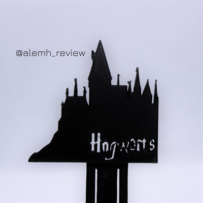 hogwarts castle bookmark by alemh review tools gadgets bookmarks bookmarker harrypotter potter harry hermione voldemort silente 9 3 4 934 piton marker bookmarkers hagrid hogwards hogward ron draco wand fantasy book books segnalibro gift girlfriend love fiance booklover 3d print model - Mito3D