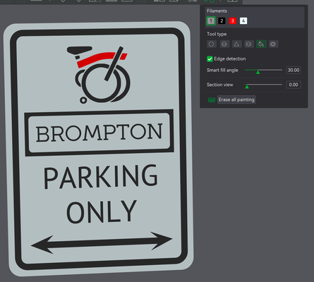 brompton estacionamento placa customizável quadro armação cor by benlovley arte sinais logotipos bicicleta personalizadas 3d print model - Mito3D