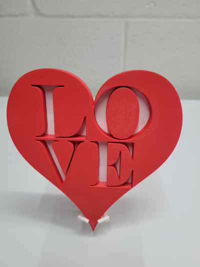 cœur supporter by speedy06 ménage décor l'amour saint valentin cadeau idée idées amusement fête déco décorations conception autonome 3d print model - Mito3D