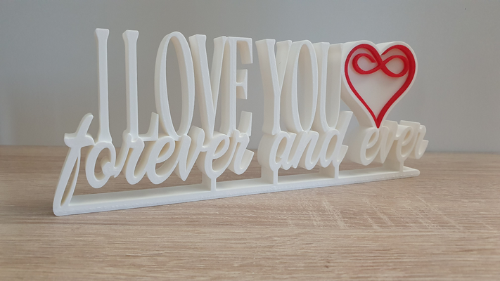 i love - je t'aime amo-te by rtrigo3d household decor rtr3d art' jet'aime valentine's day 3d 2024 3d print model - Mito3D