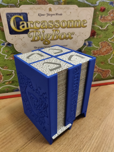 carcassonne tile tower by stijnzwan toys & games board 3d print model - Mito3D