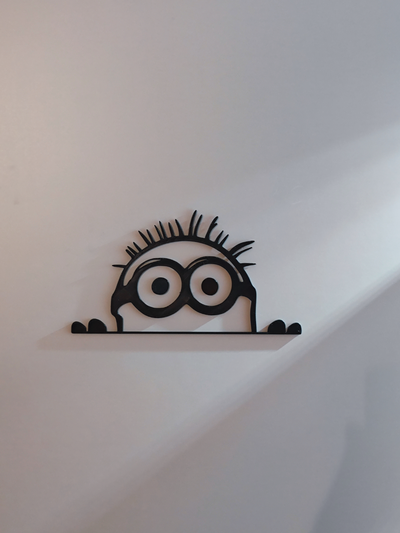 minion by onkelsam art 2d ich einfach unverbesserlich despicableme despicable kevin ar t 2024 wall 3d 3d print model - Mito3D