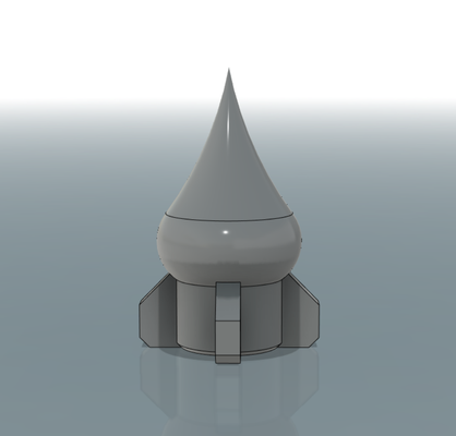 hipersónico banco iglesia misil cohete lanzacohetes juguete remezclado by adán l juguetes juegos munición 3d print model - Mito3D