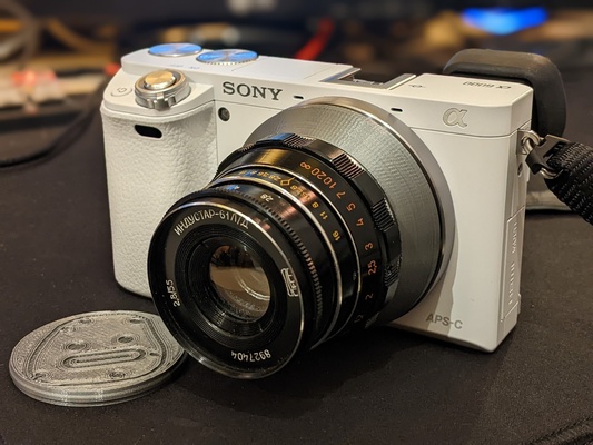 sony e to m39 adaptör yeniden karıştırılmış by patates araçlar gadget'lar sonyalpha ltm sonye sonyemount 3d print model - Mito3D