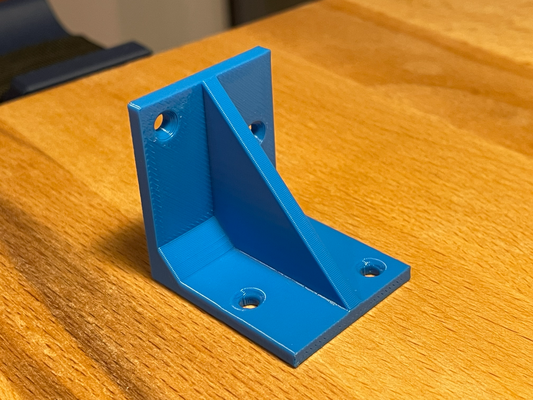 corner bracket by pulsar designs tools screw screws angle reinforced carpentry building petg woodworking wood 3d print model - Mito3D