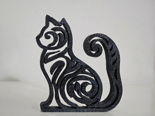 mitch cat - sculpture by dubmehard art sculptures draw cats figure animals 3d print model - Mito3D