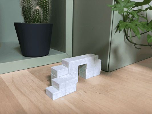 manyetik mimari bloklar by jakob127 sanat modeller minecraft model lego 3d print model - Mito3D