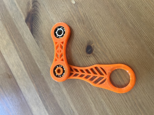 finger slinger 26 bearing joint remixed by adam l tools gadgets spinner fidgetspinner 3d print model - Mito3D