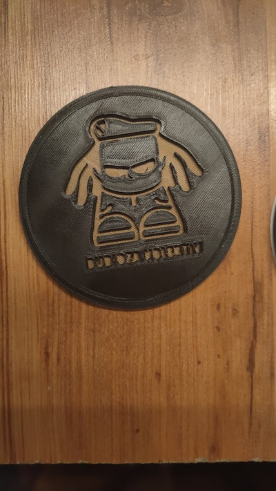 douteux équipe by tox3d art panneaux logos collectif dnb 3d print model - Mito3D