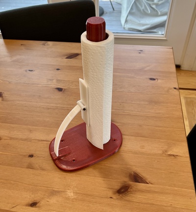 kağıtlık kağıt havlu kulp destek s arkadaş in dükkan by adam l ev halkı dekor ilkbahar yaylı uysal havluluk 3d print model - Mito3D