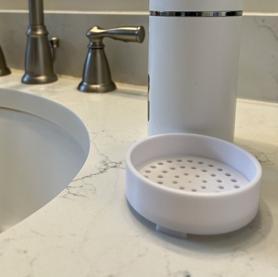 sapone dispenser vassoio secchezza schiumogeno or marche by adamo l domestico casa modelli detersivo per i piatti schiumoso 3d print model - Mito3D