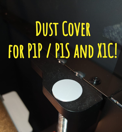 dust cover v2 by chamomile 3d printer accessories bambulab tools p1p p1s x1c 3d print model - Mito3D