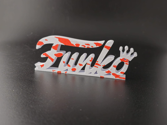 funko logo sangre salpicar by geek3duk pasatiempo bricolaje diy popular 3d print model - Mito3D