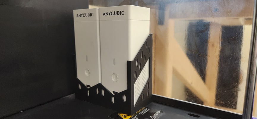 anycubic ar filtro suporte by henrique 3d impressora acessórios caso bainha bambu p1p acessório escape p1s x1c 3d print model - Mito3D