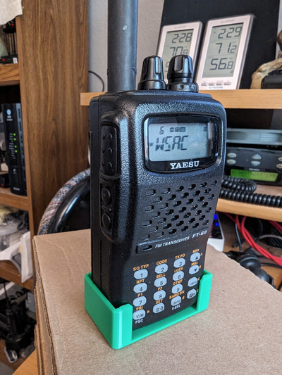 yaesu ft 60 kulp destek by kb6kcp hobi kendin yap elektronik ayakta durmak ft60 3d print model - Mito3D