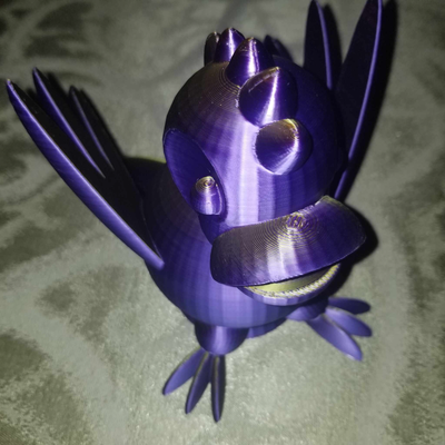 shakaworld3d wth uomo uccello statua by giocattoli giochi arte 3d print model - Mito3D