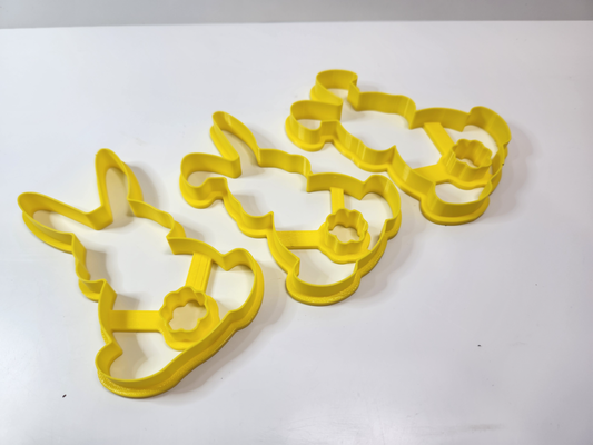 ostern hase plätzchen cutter einstellen by jamboodle haushalt feierlichkeiten ferien lebensmittel kekse kochen backen 3d print model - Mito3D