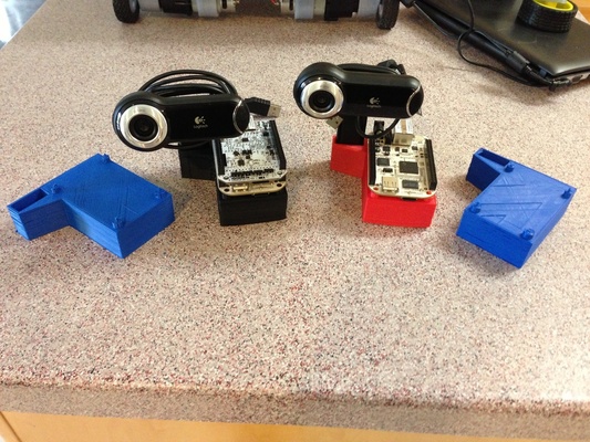 beaglebone + web kamerası kulp destek açık paylaşılan by fusion94 eğitim mühendislik kamera 3d print model - Mito3D