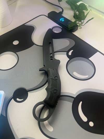 personalizado karambit espada entrenador by bolt3ddesign accesorios cosplays réplica arma cuchillo cosplay apuntalar 3d print model - Mito3D