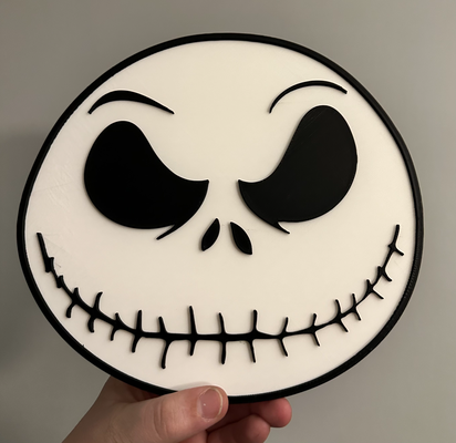 jack skellington kernstück by eulisesalarcon kunst zeichen logos albtraum weihnachten halloween 3d print model - Mito3D