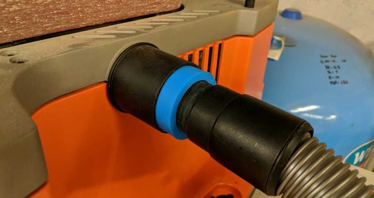 adaptör to uygun festool 36mm ağızlık ekstrüder 2 1 toz liman by önceki araçlar makine vakum adaptörü 3d print model - Mito3D