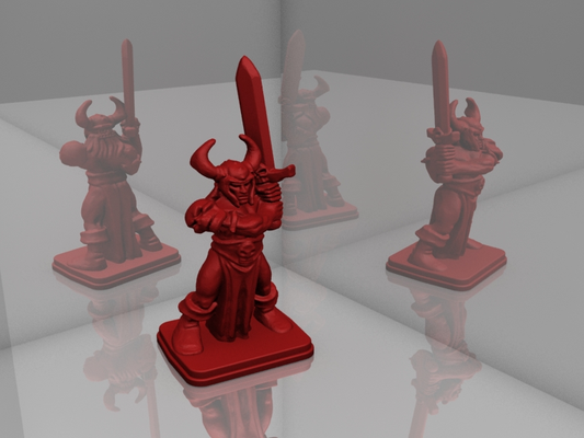 barbare by nouveau miniatures 3d print model - Mito3D