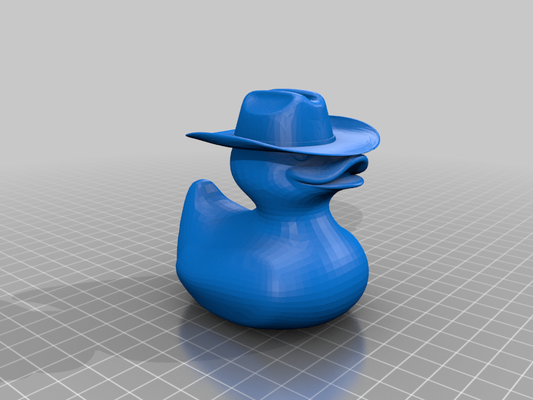 cow boy canard remixé by fabricant nils 3d imprimante accessoires 3d print model - Mito3D