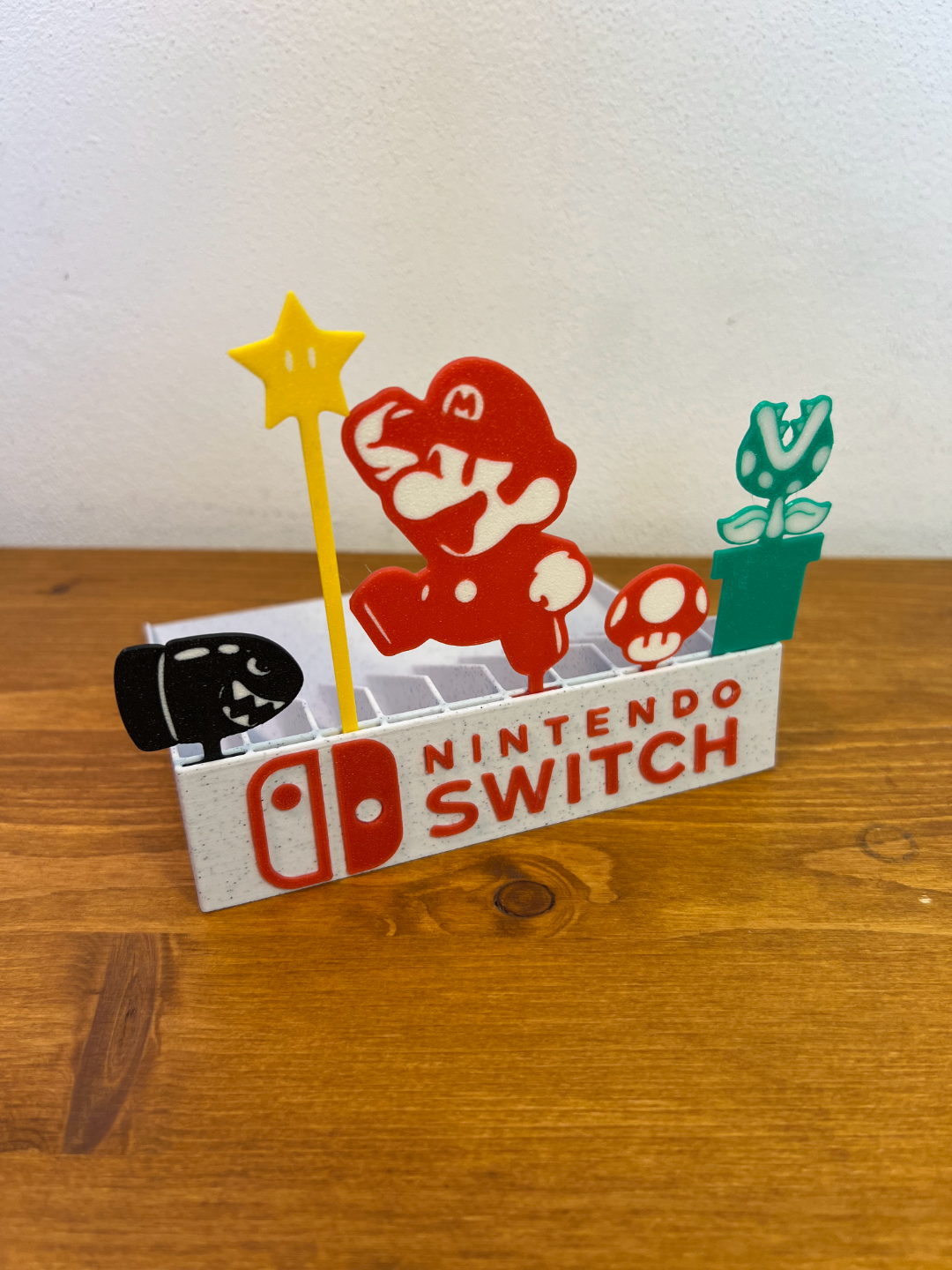 nintendo schalter spiel halter unterstützung veranstalter by gr3dstampaidee spielzeuge spiele mario bros container 3D print model - Mito3D