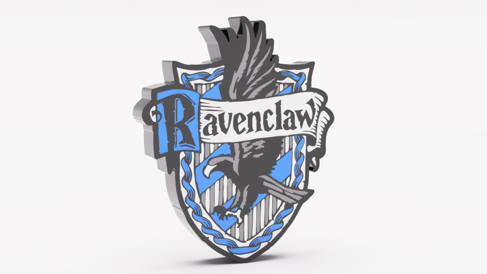 ravenclaw leuchtkasten harry töpfer by valeria momo mattia kunst modelle potter hogwarts potterhead potterheads lampe schreibtisch stand dekor ornament 3d print model - Mito3D