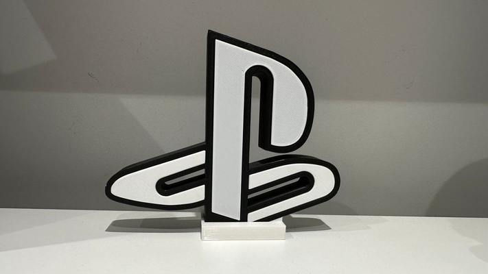 playstation lamp by acnet3d household decor led sony 3d print model - Mito3D