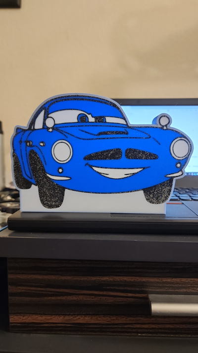 doc hudson cars by shaggys3d art signs & logos lightbox ligth box led 3d print model - Mito3D