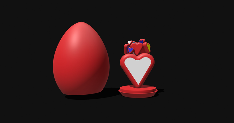 herz herzen ostern by glückstreffer haushalt dekor box valentinstag kunst day geschenk liebe 3d print model - Mito3D