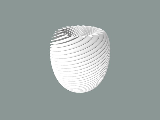 my vase conception by fabricant nils génératif 3d modèle 3d print model - Mito3D