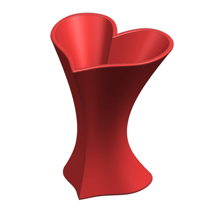 cœur forme vase by attv85 ménage décor valentin art 3d print model - Mito3D