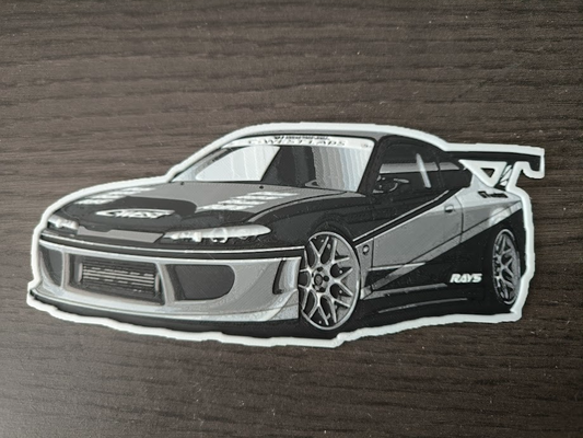 nissan silvia s15 fast furious hueforge by hunterabcz art 2d vehicle car skyline 3d print model - Mito3D