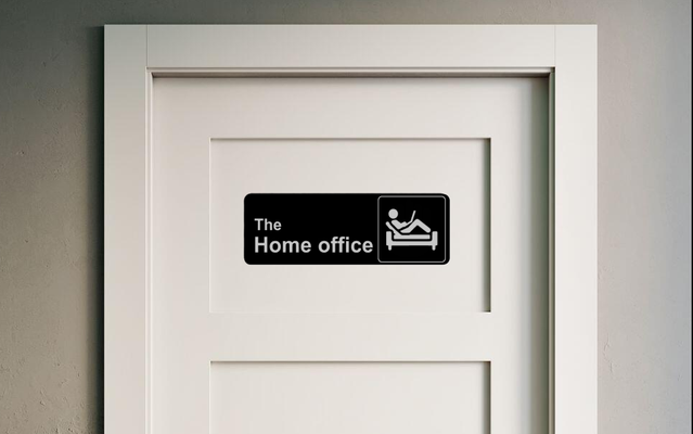 home office - tv series by buzzeye art signs & logos work door sign wall 2d logo gadget fun workplace 3d print model - Mito3D